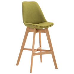 Tabouret de bar Cannes tissu Natura vert