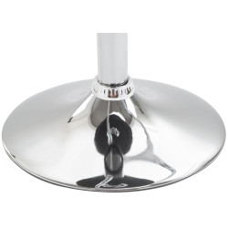 Lot de 2 tabourets de bar Lazio simili cuir C noir