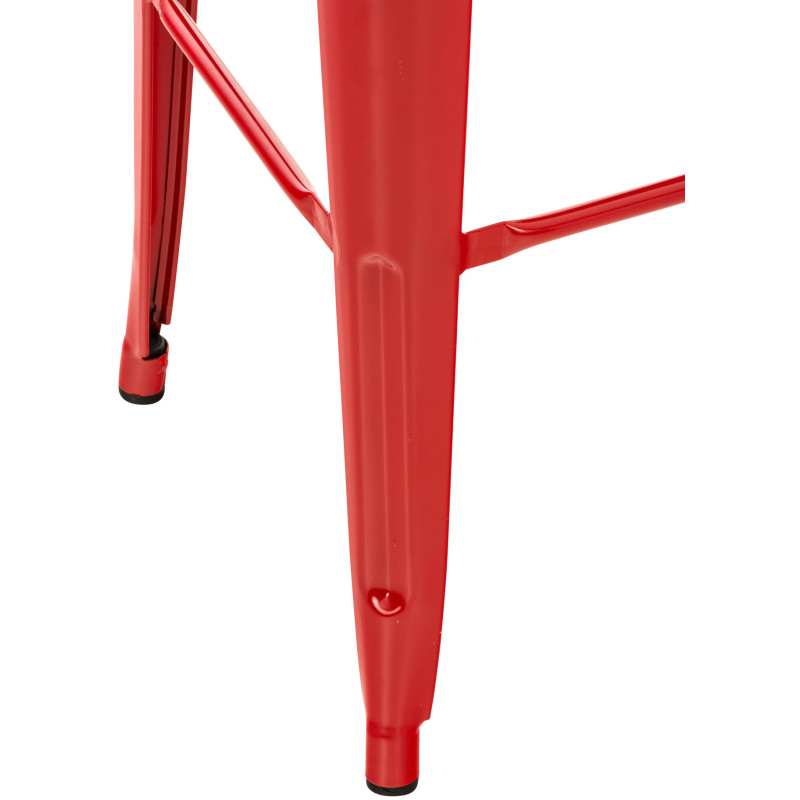 Lot de 2 tabourets de bar Mason rouge