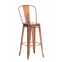 Tabouret de bar Aiden cuivre