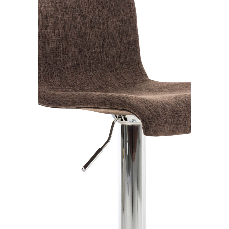 Tabouret de bar Hoover, tissu C brun