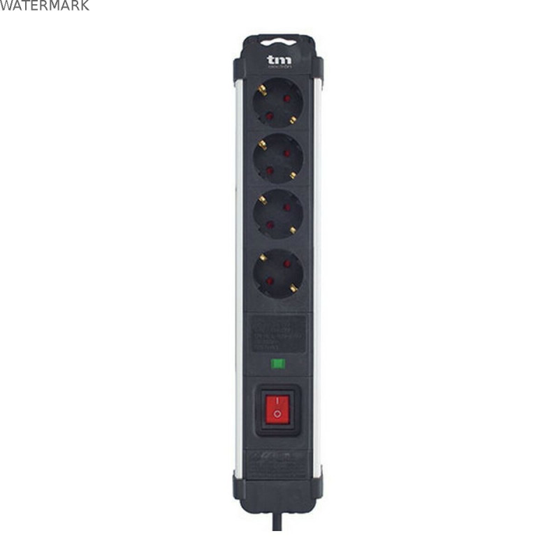 Rallonge 4 prises Schuko avec interrupteur TM Electron 230 V