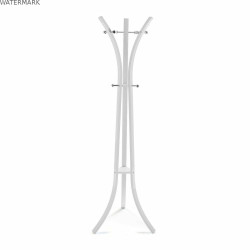 Porte-manteau Versa Blanc Métal (58 x 175 x 58 cm)