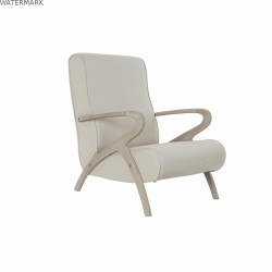 Siège DKD Home Decor Sapin Beige Polyester (57 x 55 x 85 cm)