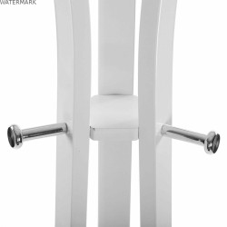 Porte-manteau Versa Blanc Métal (58 x 175 x 58 cm)