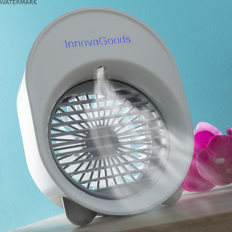 Mini-climatiseur Humidificateur à Ultrasons avec LED Koolizer InnovaGoods