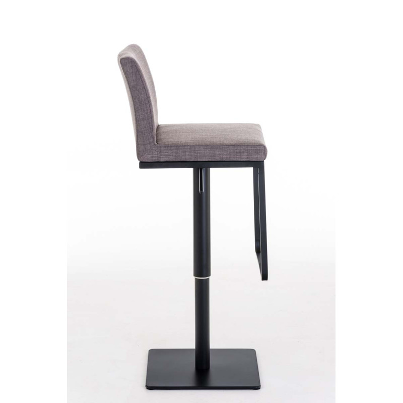 Tabouret de bar Panama B en tissu gris