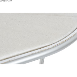 Meuble d'Entrée DKD Home Decor Blanc Argenté 115 x 35 x 78 cm