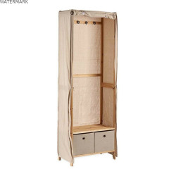 Porte-manteau Kipit MH18002 Beige Bois 31,5 x 58 x 168 cm
