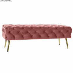 Coffre de Rangement DKD Home Decor Rose Doré (120 x 45 x 40 cm)