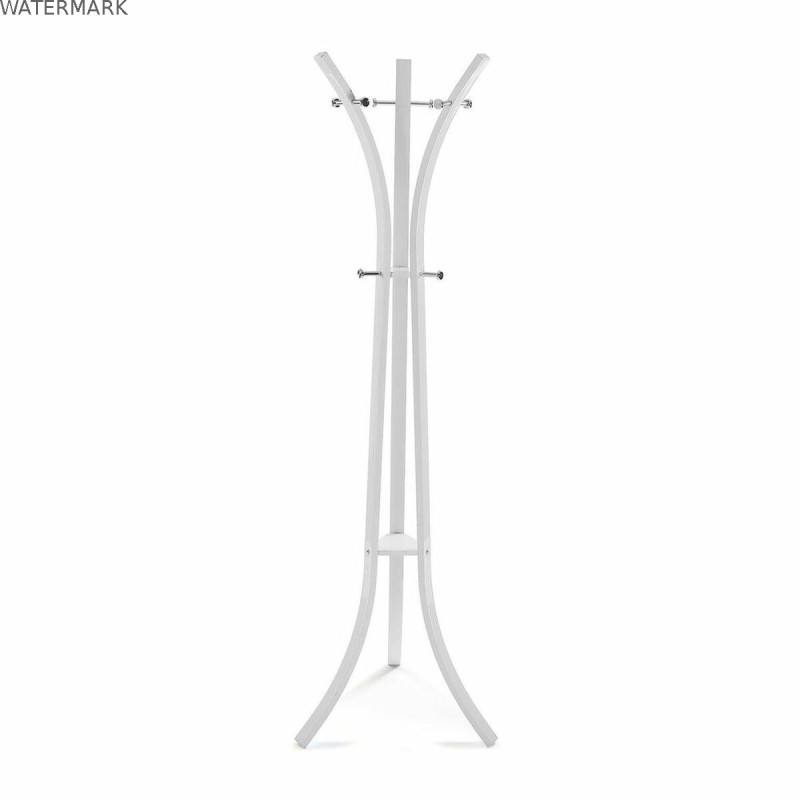 Porte-manteau Versa Blanc Métal (58 x 175 x 58 cm)