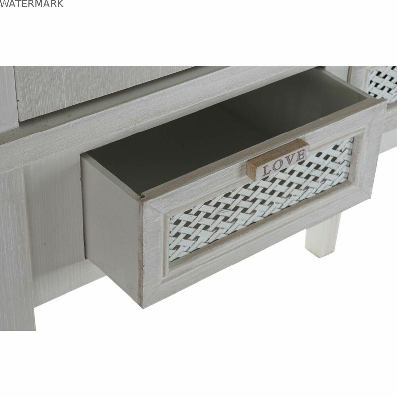 Buffet DKD Home Decor Blanc Bois Bois MDF 80 x 37,4 x 175,5 cm