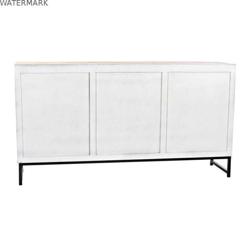 Buffet DKD Home Decor   Blanc Métal Bois de manguier 150 x 38 x 80 cm