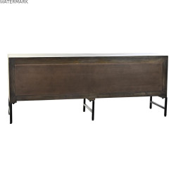 Buffet DKD Home Decor Marron Rotin Bois de manguier (155 x 40 x 61,5 cm)
