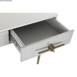 Meuble d'Entrée DKD Home Decor Blanc Doré 90 x 45 x 74 cm