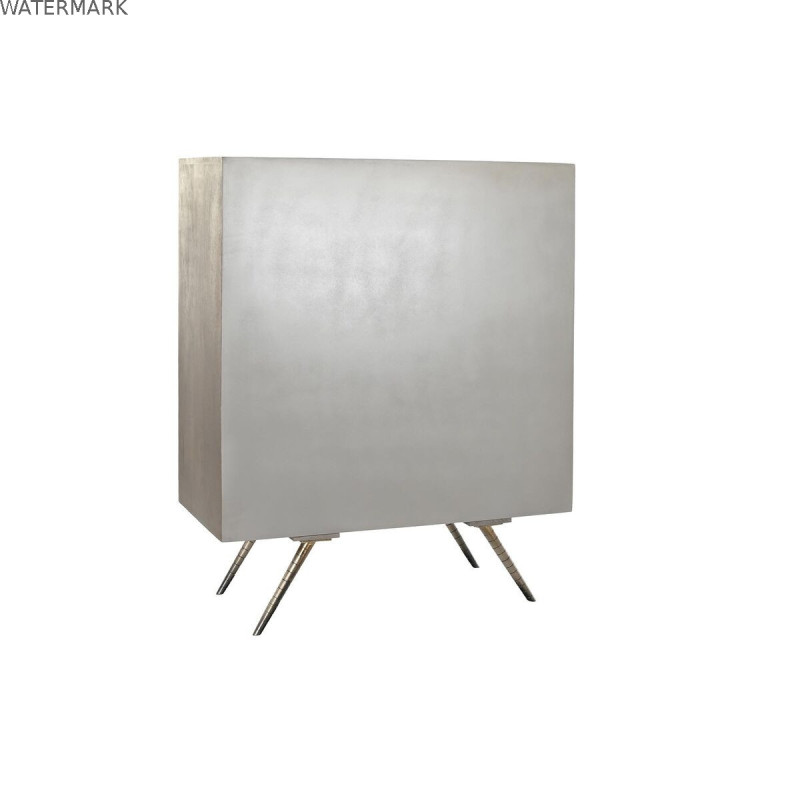 Buffet DKD Home Decor Gris Doré Blanc Laiton Bois de manguier (93 x 41 x 114 cm)