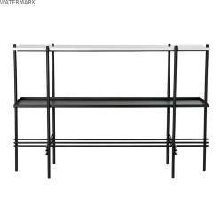 Meuble d'Entrée DKD Home Decor Blanc Noir 120 x 40 x 80 cm