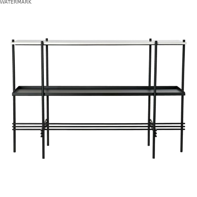 Meuble d'Entrée DKD Home Decor Blanc Noir 120 x 40 x 80 cm