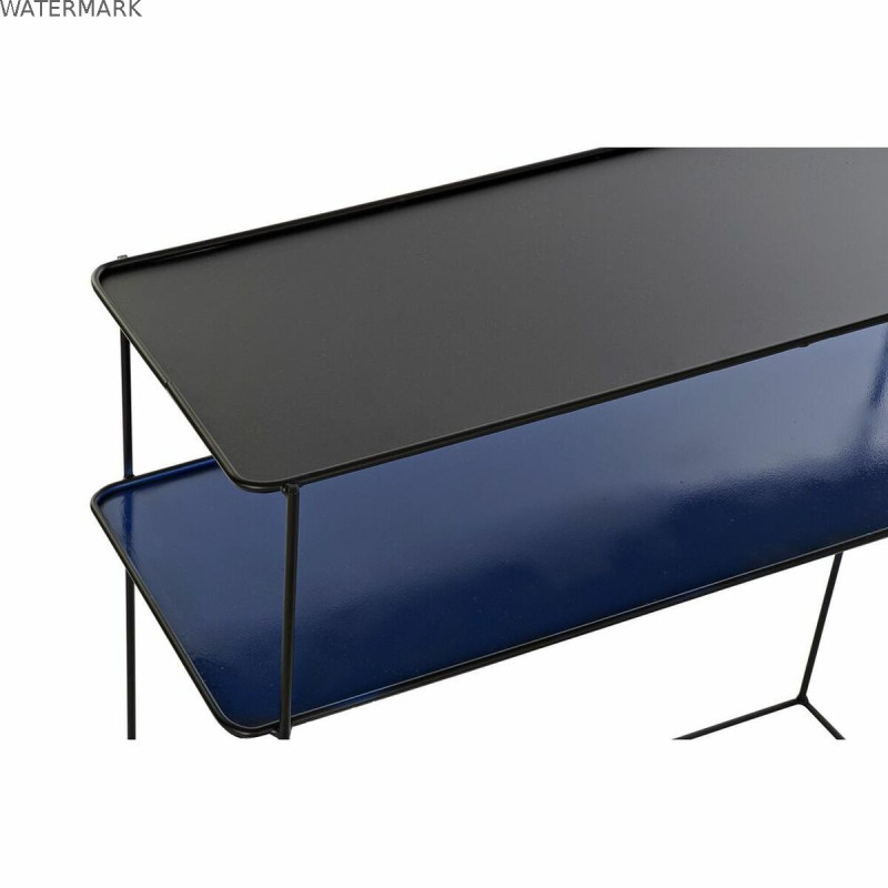 Ensemble de meubles DKD Home Decor Bleu Noir 70 x 27 x 45 cm 40 x 27 x 45 cm 80 x 27 x 65 cm 80 x 27,5 x 65 cm