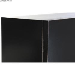 Armoire DKD Home Decor   110 x 50 x 180 cm Noir Métal Peuplier