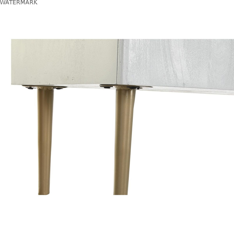 Meuble d'Entrée DKD Home Decor Blanc Doré 90 x 45 x 74 cm