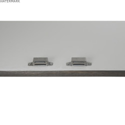 Buffet DKD Home Decor Gris Doré Blanc Laiton Bois de manguier (93 x 41 x 114 cm)