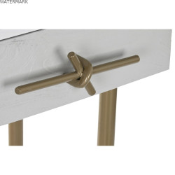 Meuble d'Entrée DKD Home Decor Blanc Doré 90 x 45 x 74 cm