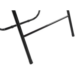 Lot de 4 chaises pliantes Felix noir/noir