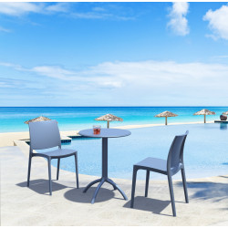 Chaise MAYA bleu clair