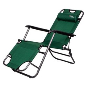 PALISAD - Chaise de camping 2 en 1 - 156 x 60 x 82 cm