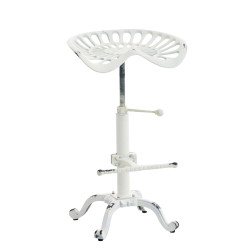 Tabouret de bar Butch blanc...