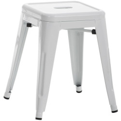 Tabouret Armin blanc