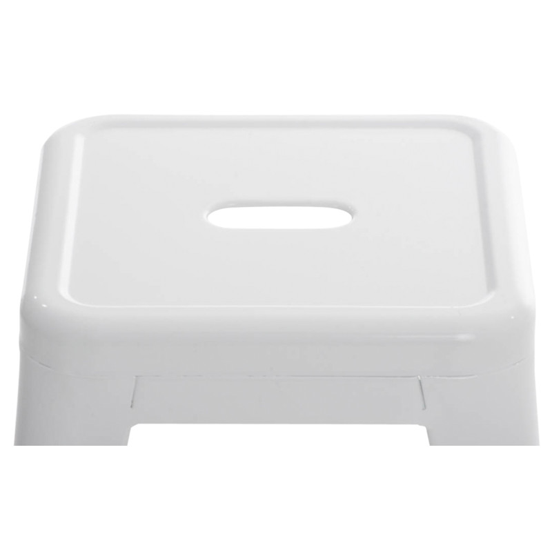 Tabouret Armin blanc
