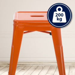 Tabouret orange Armin