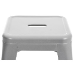 Tabouret argenté Armin