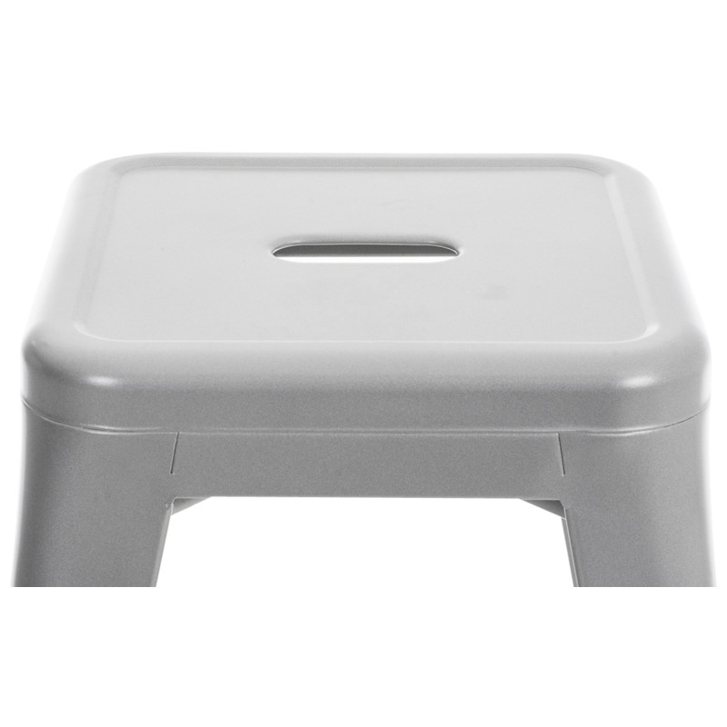 Tabouret argenté Armin