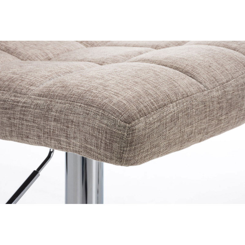 Tabouret de bar Pérou TISSU C crème