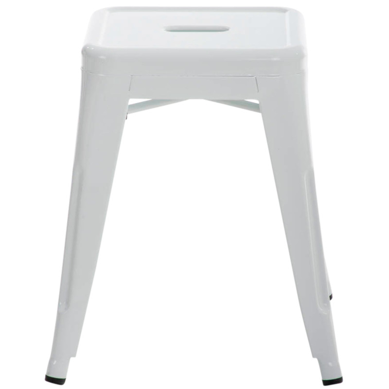 Ensemble de 4 tabourets blancs Armin