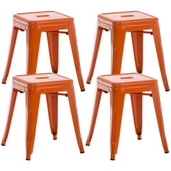 Lot de 4 tabourets Armin...