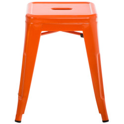 Lot de 4 tabourets Armin orange
