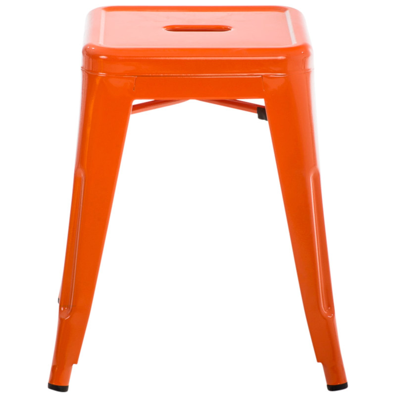 Lot de 4 tabourets Armin orange