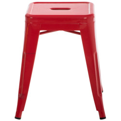Ensemble de 4 tabourets Armin rouges