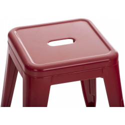 Ensemble de 4 tabourets Armin rouges