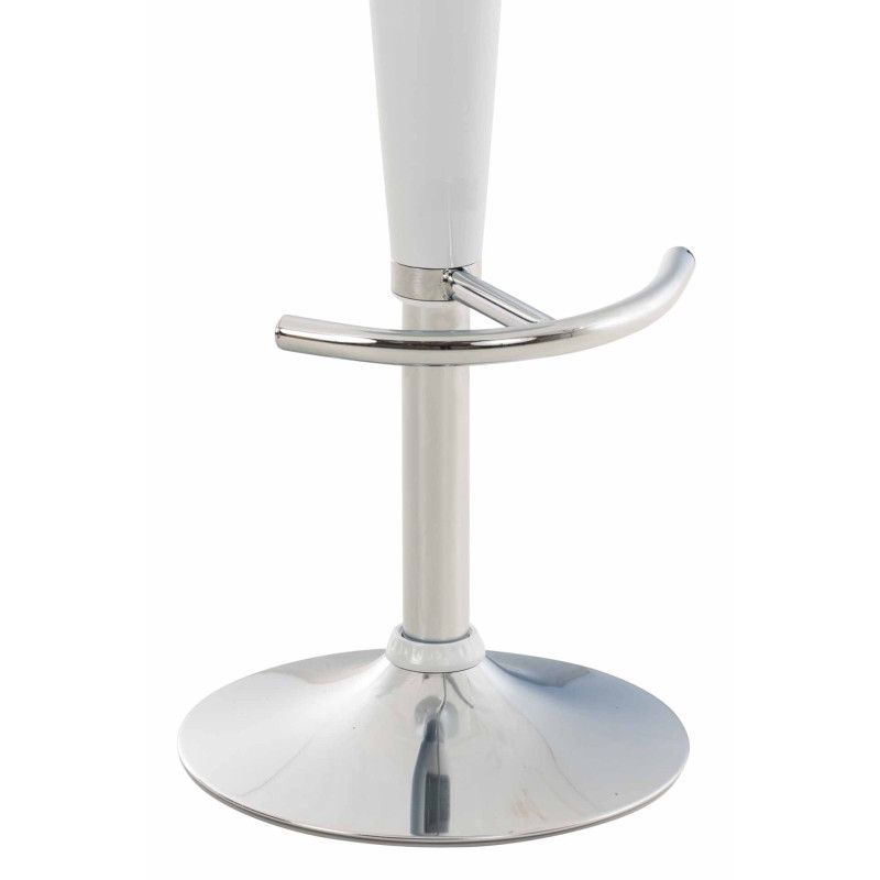 Lot de 2 tabourets de bar Saddle blanc