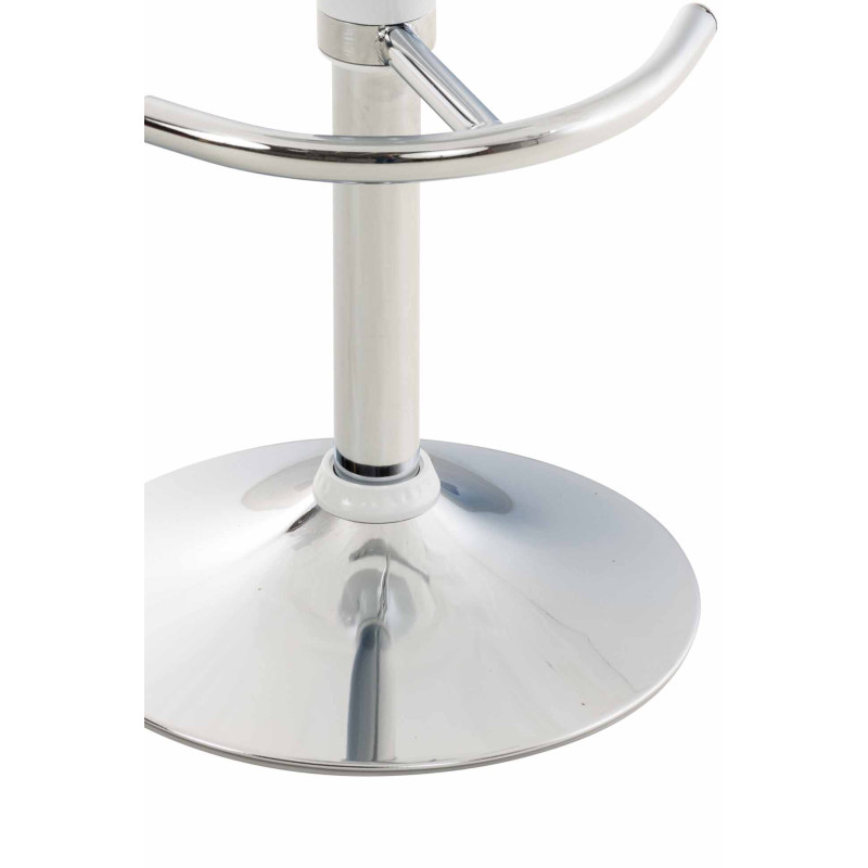 Lot de 2 tabourets de bar Saddle blanc