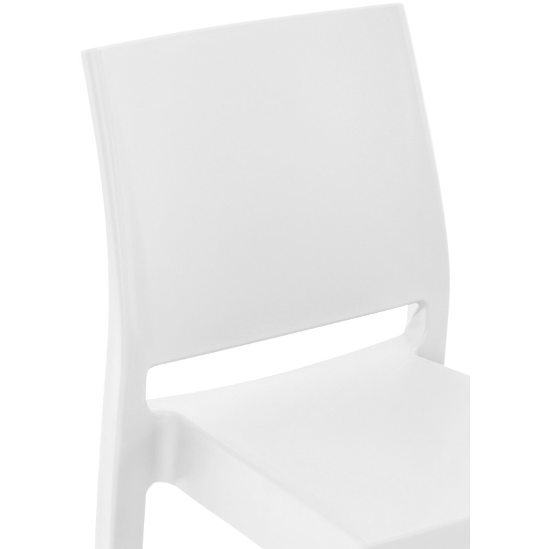 Ensemble de 2 tabourets de bar Maya blanc