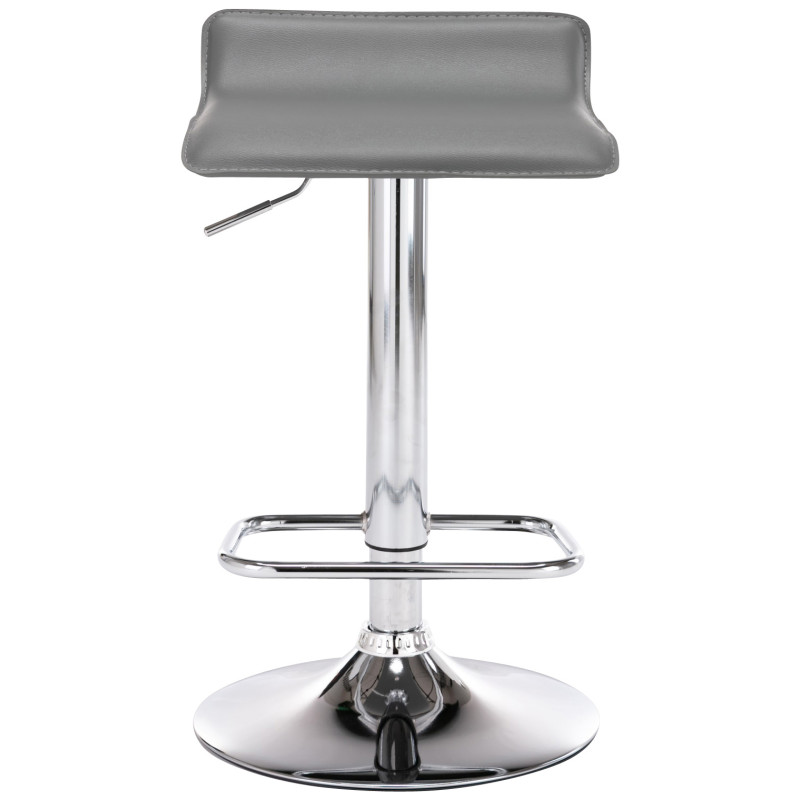 Set De 2 Taburetes Dyn en Cuero PU Gris