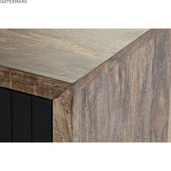 Meubles de télévision DKD Home Decor Métal Bois de manguier (125 x 40 x 55 cm)