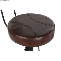 Tabouret DKD Home Decor 45 x 46 x 118 cm Noir Métal Marron