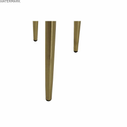 Set de 3 Tables Gigognes DKD Home Decor Blanc Noir Vert Doré 68 x 46,5 x 53 cm